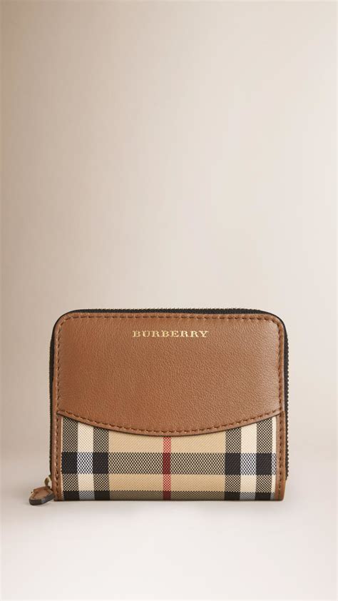 burberry small zip wallet|small Burberry wallet for women.